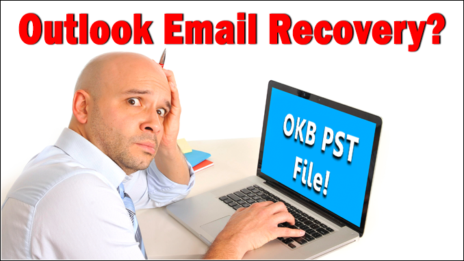 outlook email recovery from a 0kb pst file