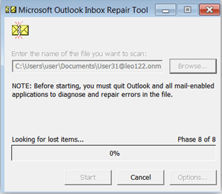 Outlook Email Recovery Screenshot 2