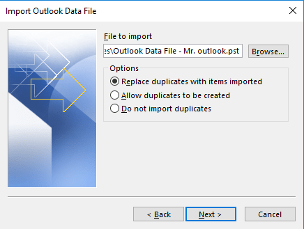 Manual method to Convert OST to PST Img 4