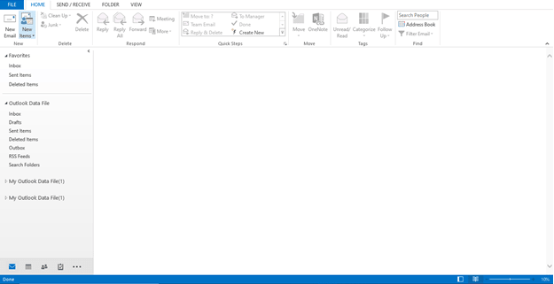 How to create PST file in Outlook new 1