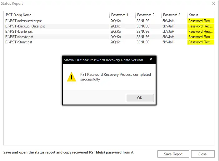 Outlook Password Recovery Tool img-4