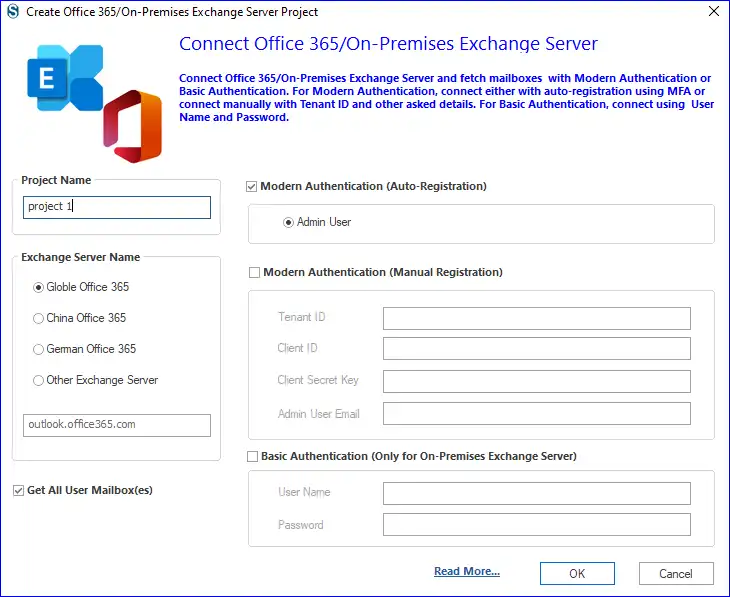 Connect to Office 365 account