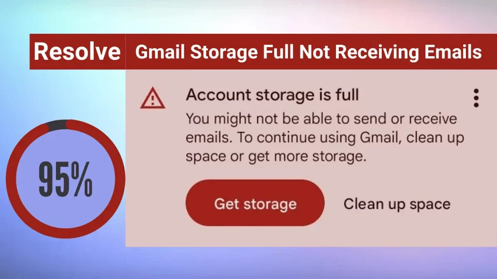 gmail storage full