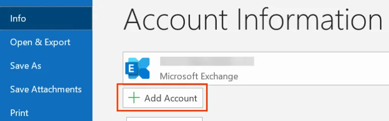 Add your EarthLink account to Outlook 