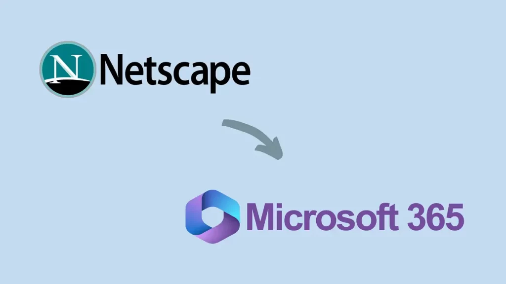 migrate/Transfer Netscape email to office 365