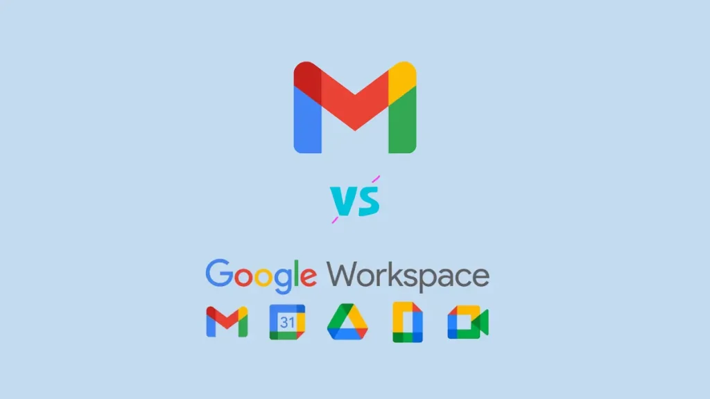 difference between personal and business gmail