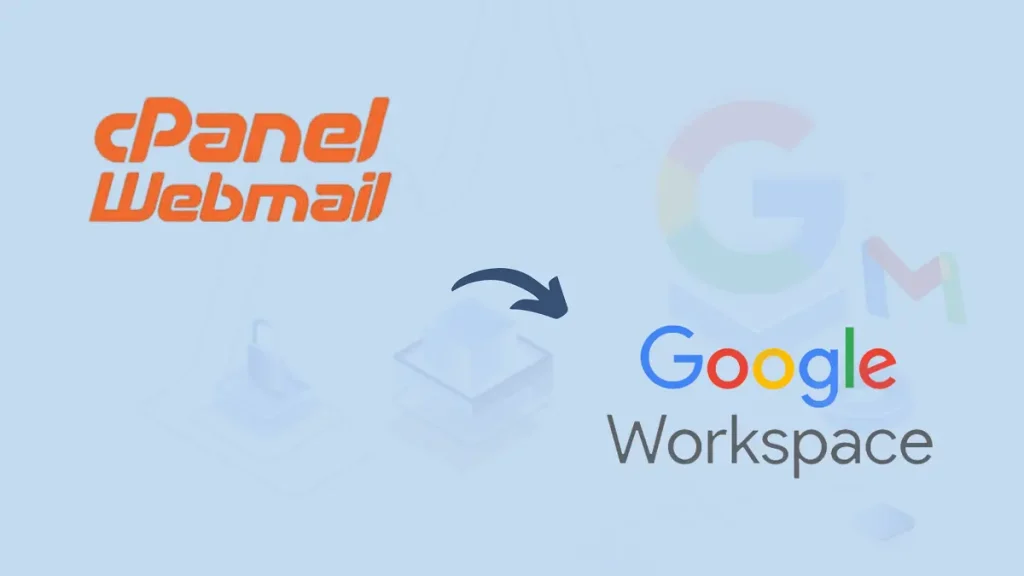 cPanel emails to Google Workspace blog banner image