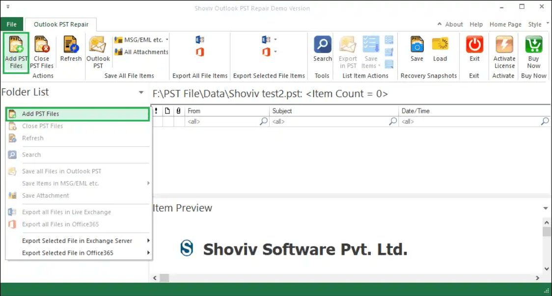 Fix Corrupted Outlook PST File