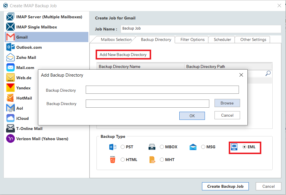 Choose Export format