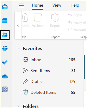 outlook distribution list