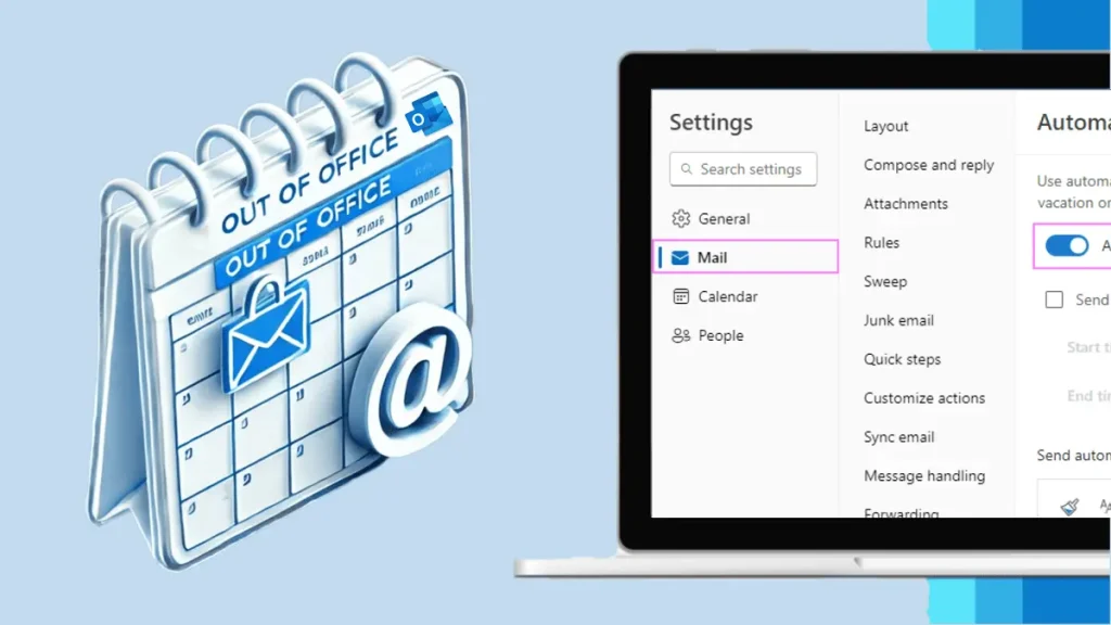 How to Set up Out of office in outlook - featured image