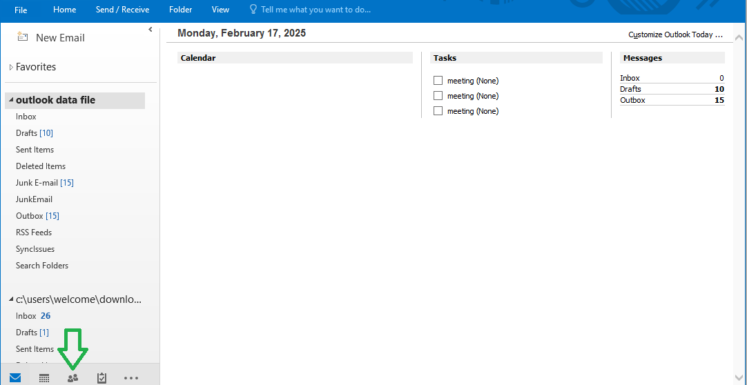 How to create an email group in Outlook