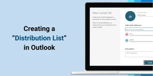 How to create a distribution list in Outlook 365 featured Image to show contacts Groups in Outlook