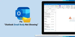 outlook email body not showing