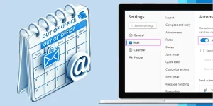 How to Set up Out of office in outlook - featured image